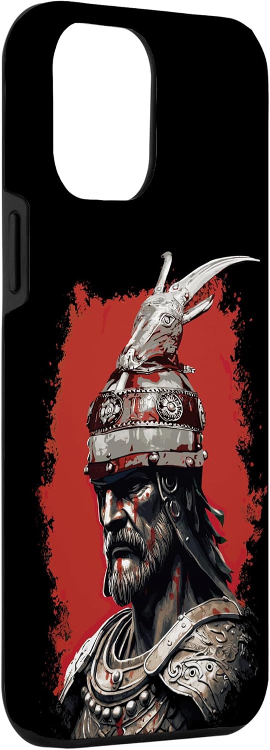 Funda para iPhone 13 Pro Max Skanderbeg Albanan National Hero Eagle Kosovo Albaner