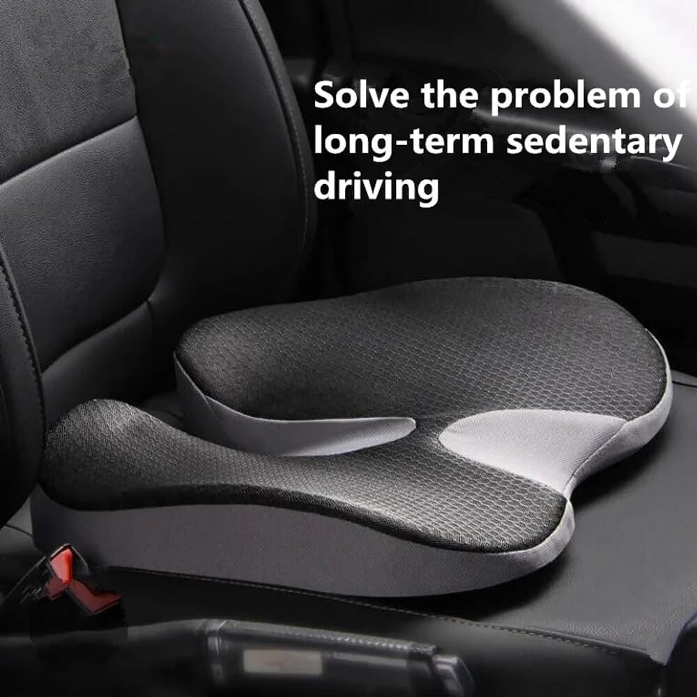 Cojín ortopédico antideslizante de espuma viscoelástica para próstata para coxis Sciaticaback, alivio del dolor, silla cómoda para asiento de