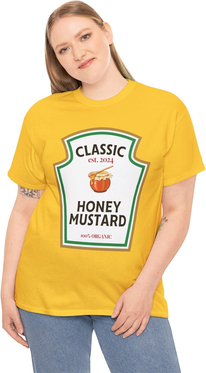 Camisa de disfraz de rancho de salsa de tomate y mostaza, mayonesa de mostaza, camisas de condimentos grupales, camiseta de grupo a juego para