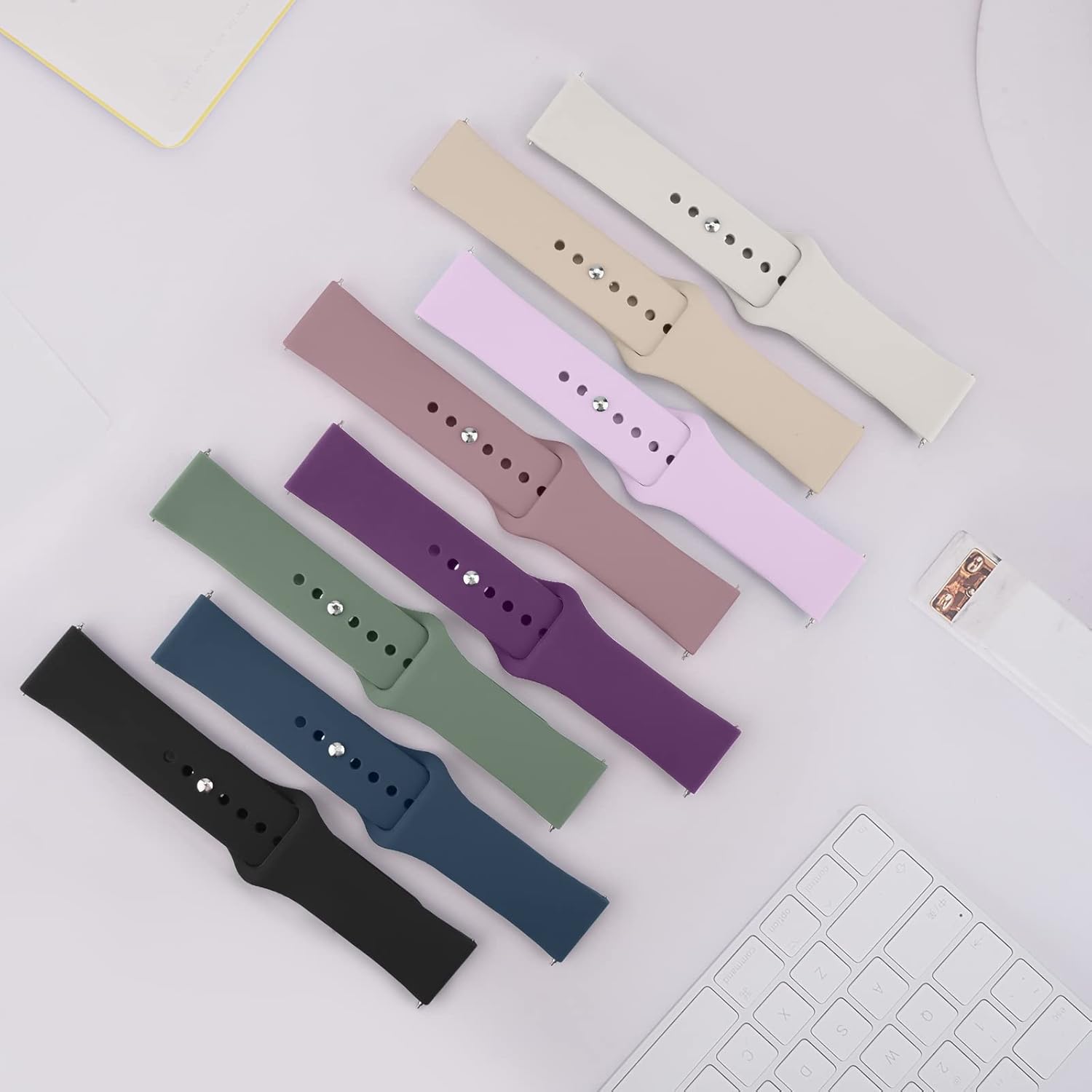 Bandas de silicona para Amazfit GTR mini, Amazfit GTS 4  GTS 4 Mini  GTS 3  GTS 2  GTS 2e  GTS 2 mini  GTS, correa de repuesto deportiva suave de