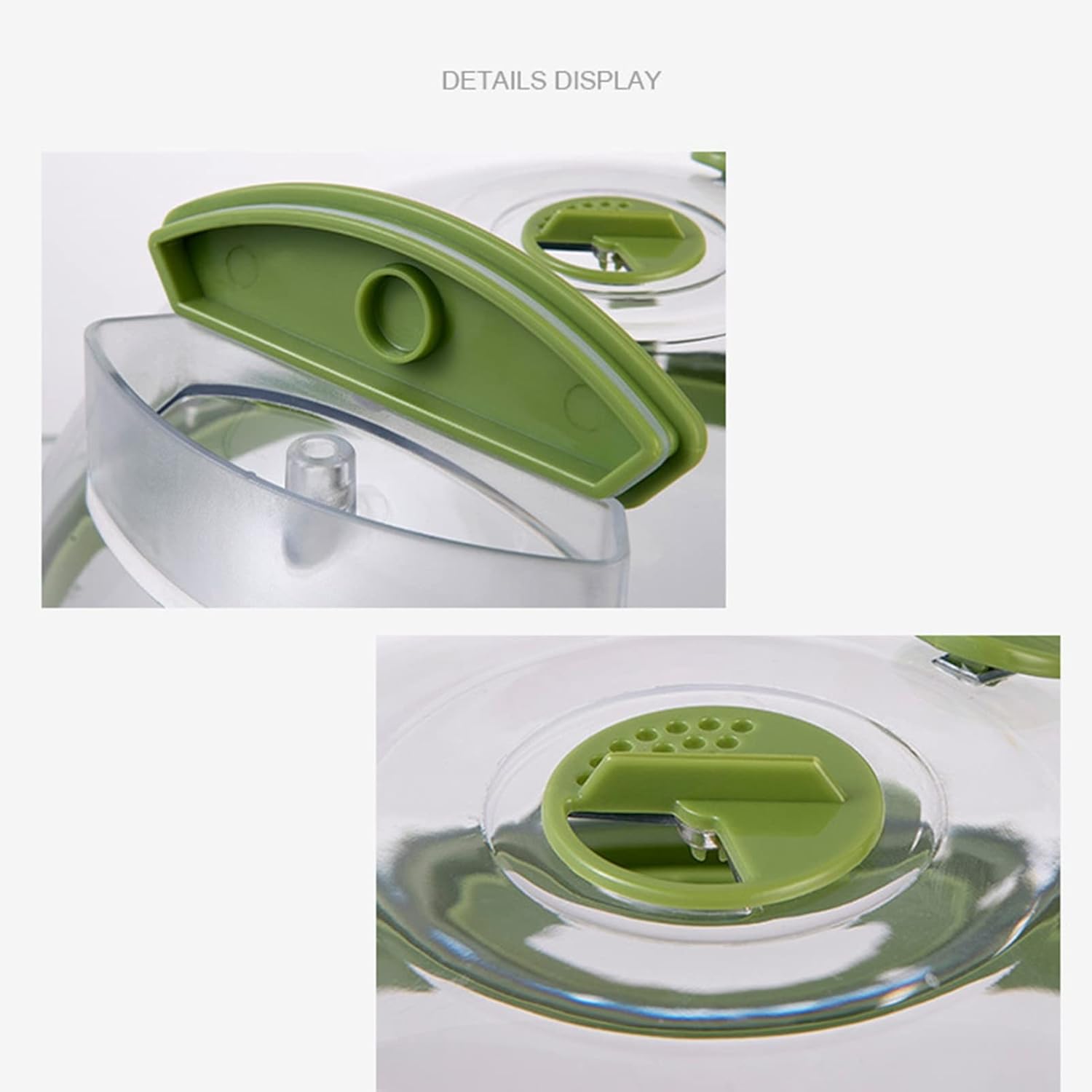 Cubierta para microondas para alimentos, cubierta de salpicaduras de microondas con asa y orificios de ventilación de vapor ajustables, tapa de