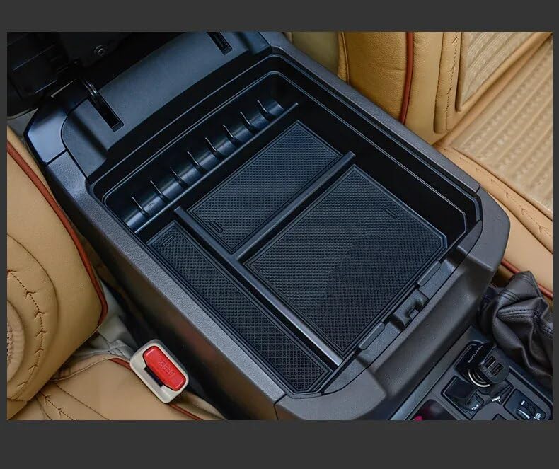 Bandeja de almacenamiento para reposabrazos de automóvil para Toyota Land Cruiser Prado 120 150 FJ120 KDJ 120 125 2004-2009 Accesorios Bandeja de