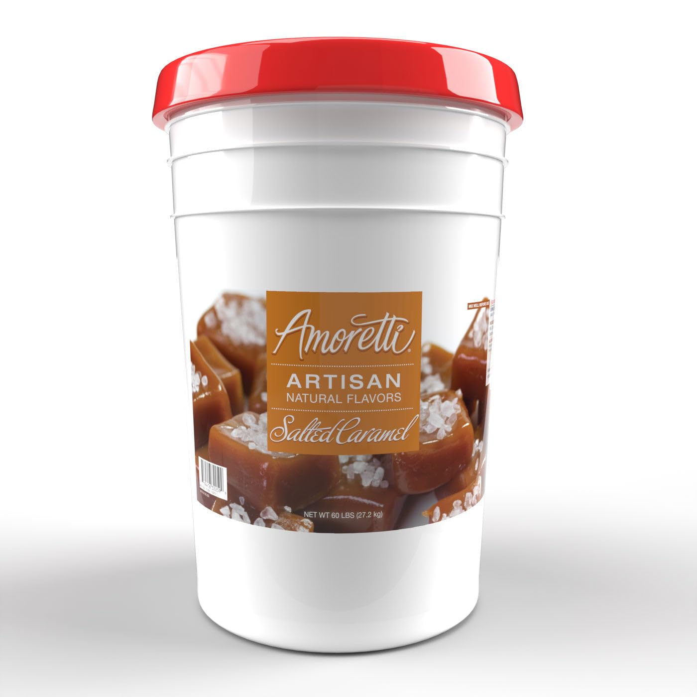 Amoretti – Sabor artesanal de caramelo salado natural 2.2 libras – Uso en aplicaciones de pastelería, salados, elaboración de cerveza y helado, sin