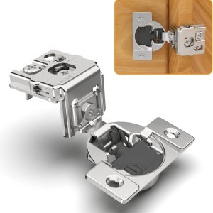 Paquete de 10 bisagras ocultas 4D superpuestas de 1-38 pulgadas para puerta de marco facial, velocidad de cierre ajustable, níquel satinado de Paquete de 10 bisagras ocultas 4D superpuestas de 1-38 pulgadas para puerta de marco facial, velocidad de cierre ajustable, níquel satinado de