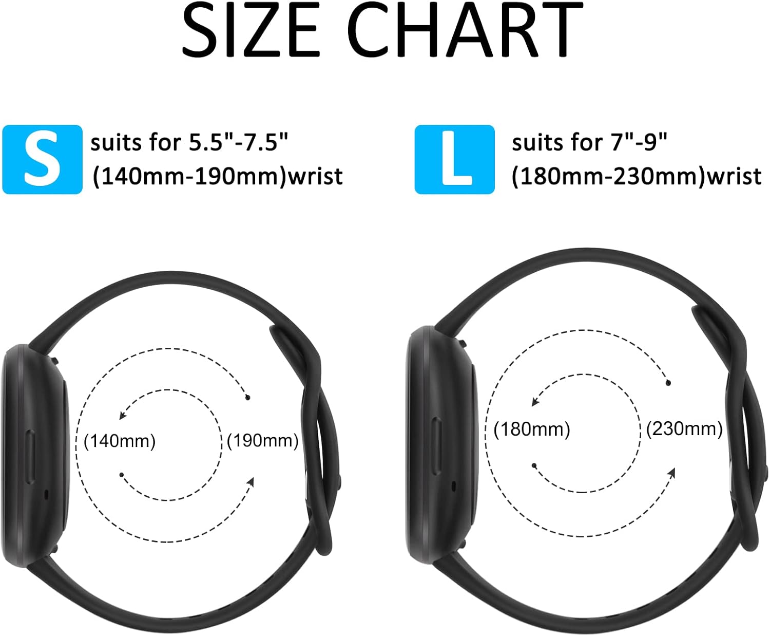 AK Correa deportiva compatible con Fitbit Sense 2  Sense BandsFitbit Versa 4  Versa 3 bandas para mujeres y hombres, correas clásicas de silicona