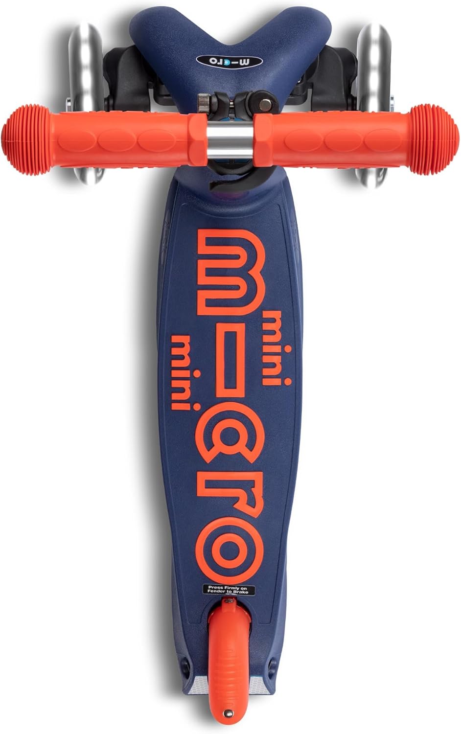 Micro Kickboard – Mini scooter LED plegable de lujo, 3 ruedas, inclinado a la dirección, microscooter de diseño suizo con ruedas LED iluminadas,