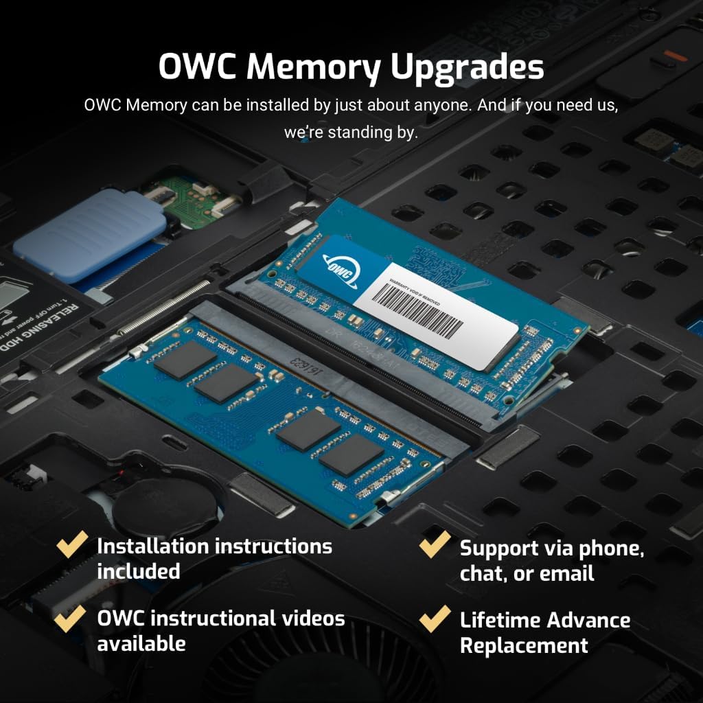 OWC 8GB DDR3L 1866 PC3L-14900 CL13 2Rx8 204-pin 1.35V SODIMM módulo de memoria RAM Actualización compatible con Synology DiskStation DS218+