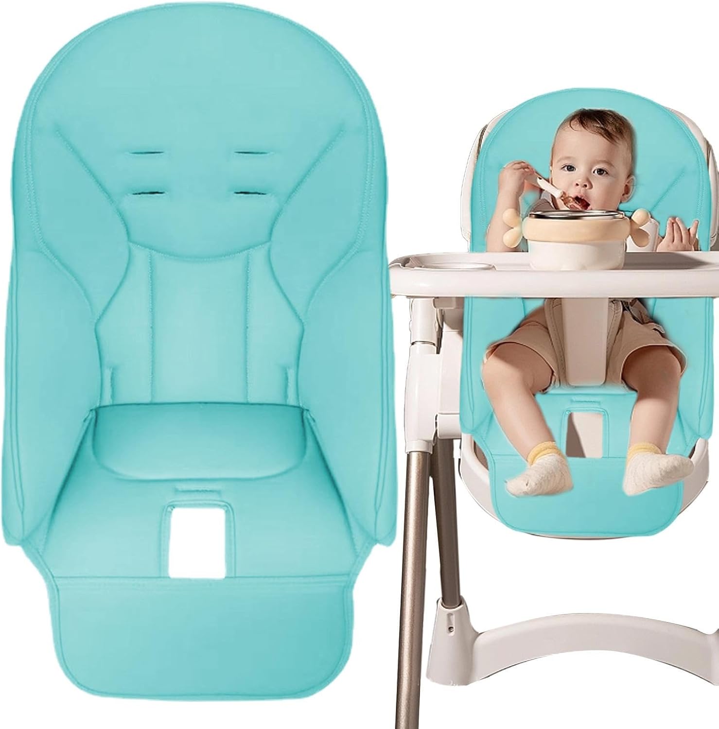Fundas para silla alta para bebé, cojín de silla alta, funda de repuesto universal para silla alta Gracos, para silla alta Ingenuity
