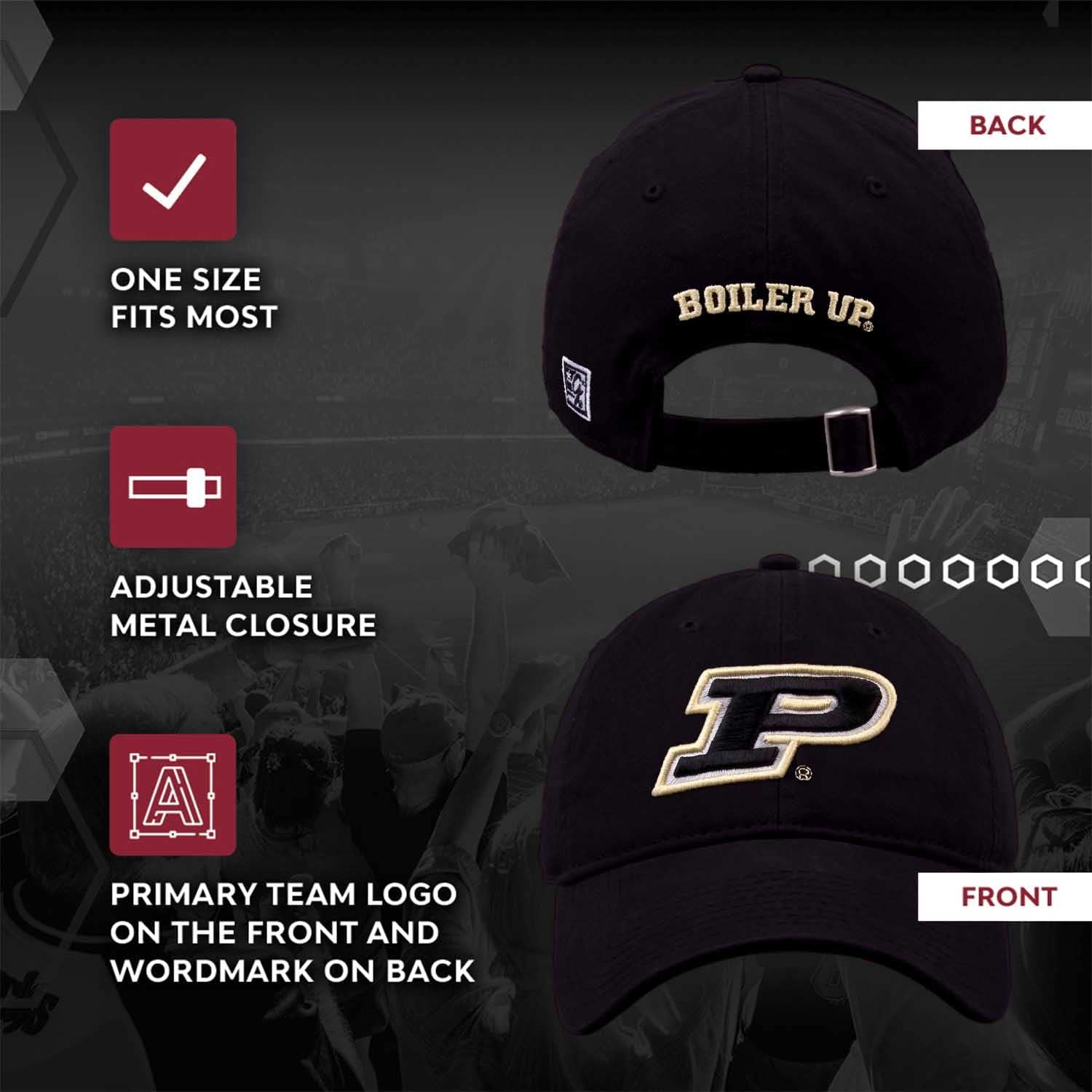 The Game NCAA Adult Relaxed Fit Logo Hat – Embroidered Logo – 100% Cotton – Elevate Your Style and Show Your Team Spirit
