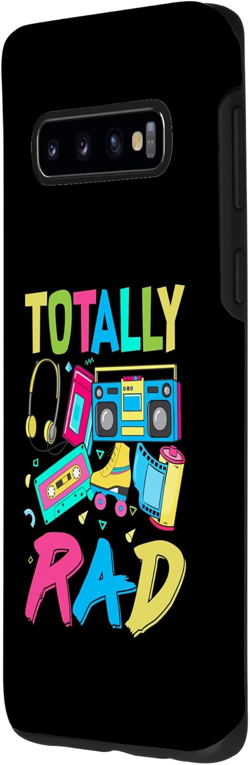 Galaxy S10 Totally Rad 80’s Nostalgia Retro Throwback Eighties Case