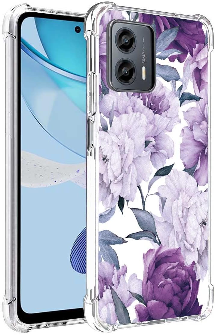 Funda para Moto G 5G 2023 (no para Moto G 5G 2022), TPU delgada y flexible para niñas y mujeres, bolsa de aire, amortiguador, goma suave, silicona