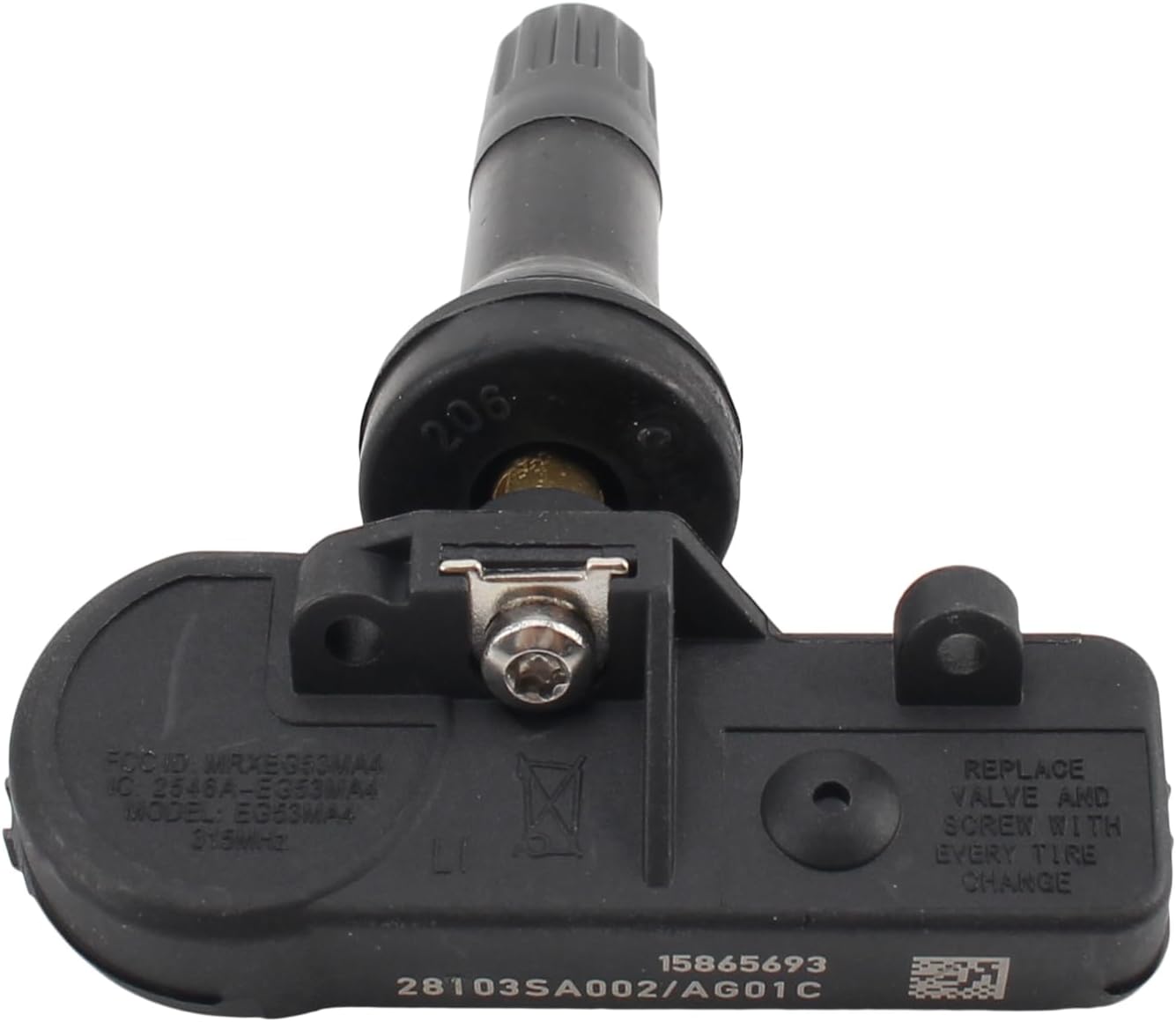 AUTOKAY Sensores de presión de neumáticos, 315 MHz TPMS Sensores de sistema de monitoreo de presión de neumáticos para Subaru Impreza Tribeca WRX
