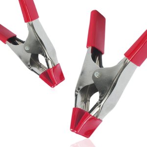 Paquete de 2  Abrazadera metálica de resorte resistente de 6  con puntas recubiertas de PVC Apertura de mandíbula de 2 , profundidad de mandíbula de Paquete de 2  Abrazadera metálica de resorte resistente de 6  con puntas recubiertas de PVC Apertura de mandíbula de 2 , profundidad de mandíbula de