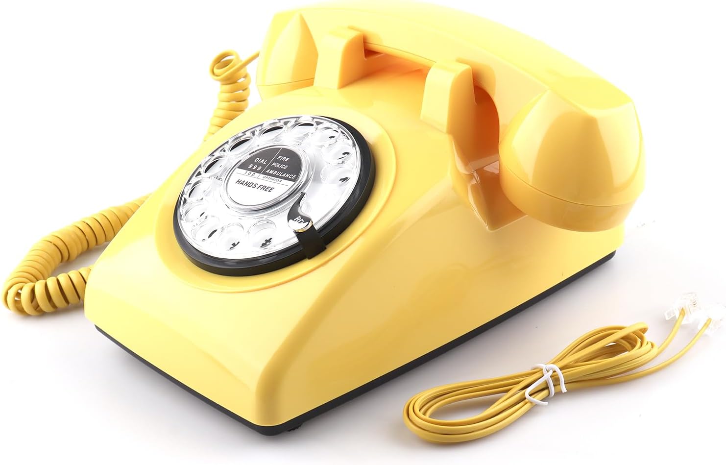 Teléfono retro, teléfono fijo clásico, teléfono vintage antiguo con cable con función de redireccionamiento, para decoración del hogar y oficina,