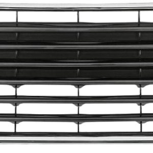 YLT AUTO Cubierta delantera parachoques inferior rejilla reemplazo cubierta cubierta rejilla frontal entrada de aire con borde cromado para Toyota YLT AUTO Cubierta delantera parachoques inferior rejilla reemplazo cubierta cubierta rejilla frontal entrada de aire con borde cromado para Toyota