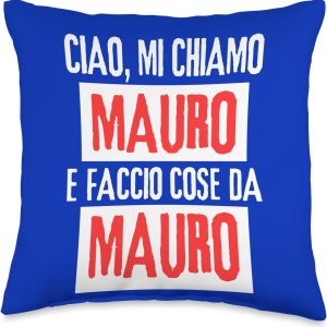 Ciao Sono Faccio Cose Da Mauro Personalizzato Throw Pillow, 16×16, Multicolor Ciao Sono Faccio Cose Da Mauro Personalizzato Throw Pillow, 16×16, Multicolor