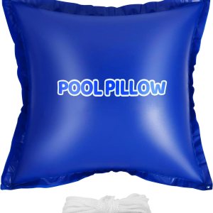 Almohadas de piscina de 4 x 4 pies para piscinas sobre el suelo, almohada de aire de PVC de 0.016 in de grosor y duradera para invernar, ecualizador Almohadas de piscina de 4 x 4 pies para piscinas sobre el suelo, almohada de aire de PVC de 0.016 in de grosor y duradera para invernar, ecualizador