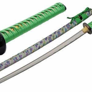 SZCO Supplies 39 inch Carbon Steel Replica Katana Sword with ABS Printed Scabbard SZCO Supplies 39 inch Carbon Steel Replica Katana Sword with ABS Printed Scabbard