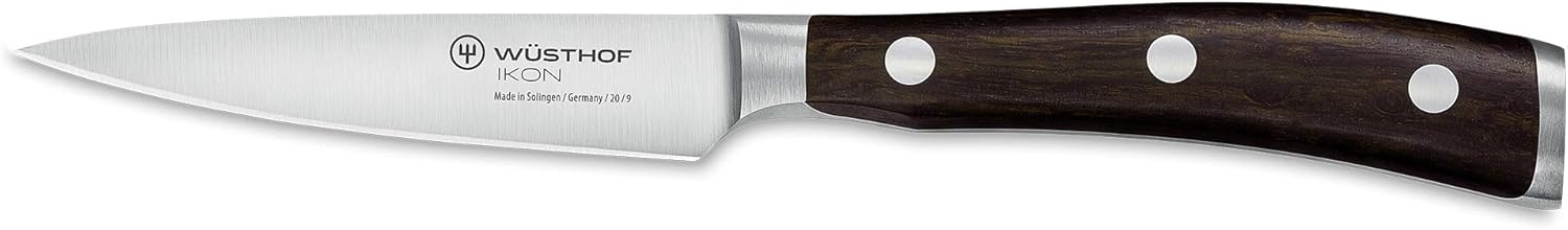 WÜSTHOF IKON Blackwood – Cuchillo de pelar (3.5″)