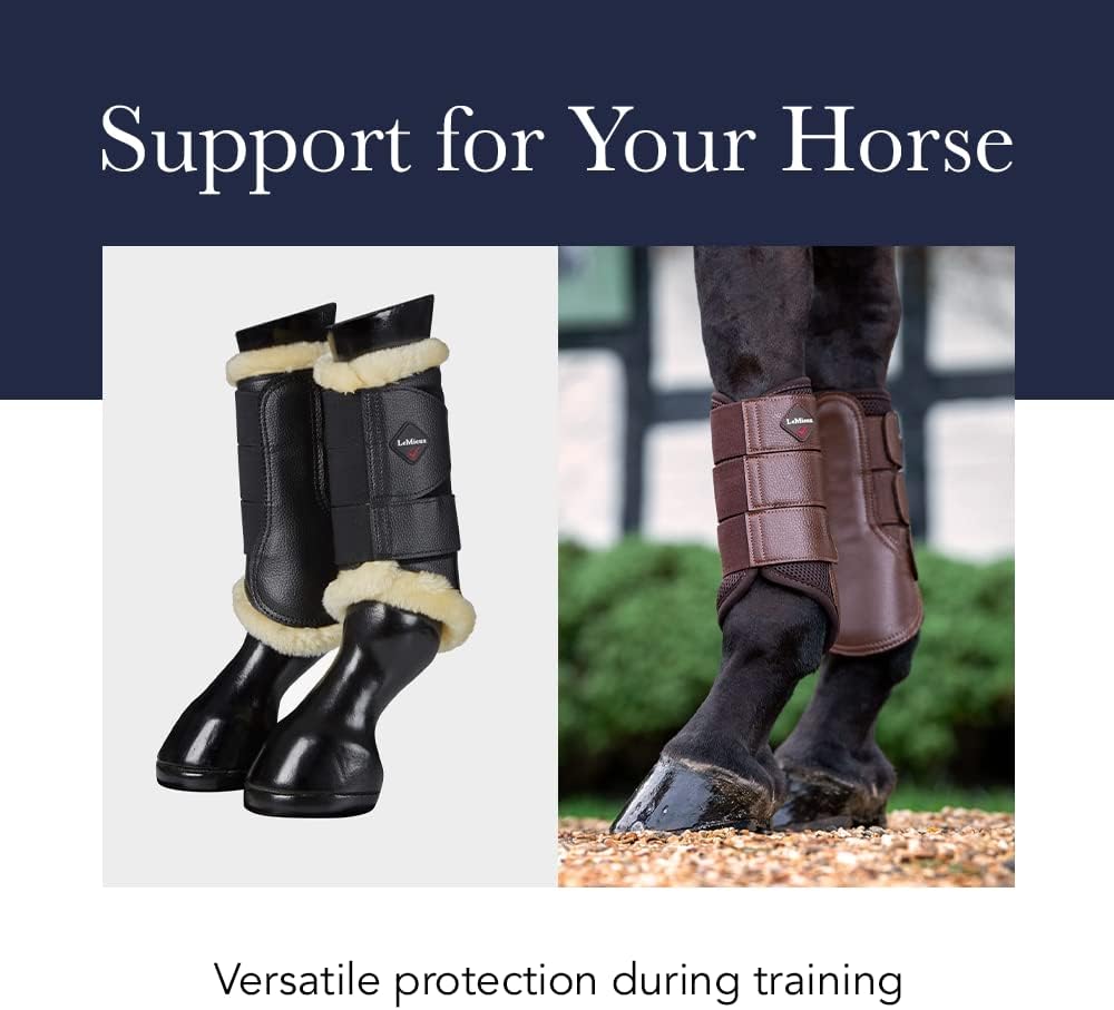 Le Mieux – Botas de caballo con forro polar, varios colores y tamaños