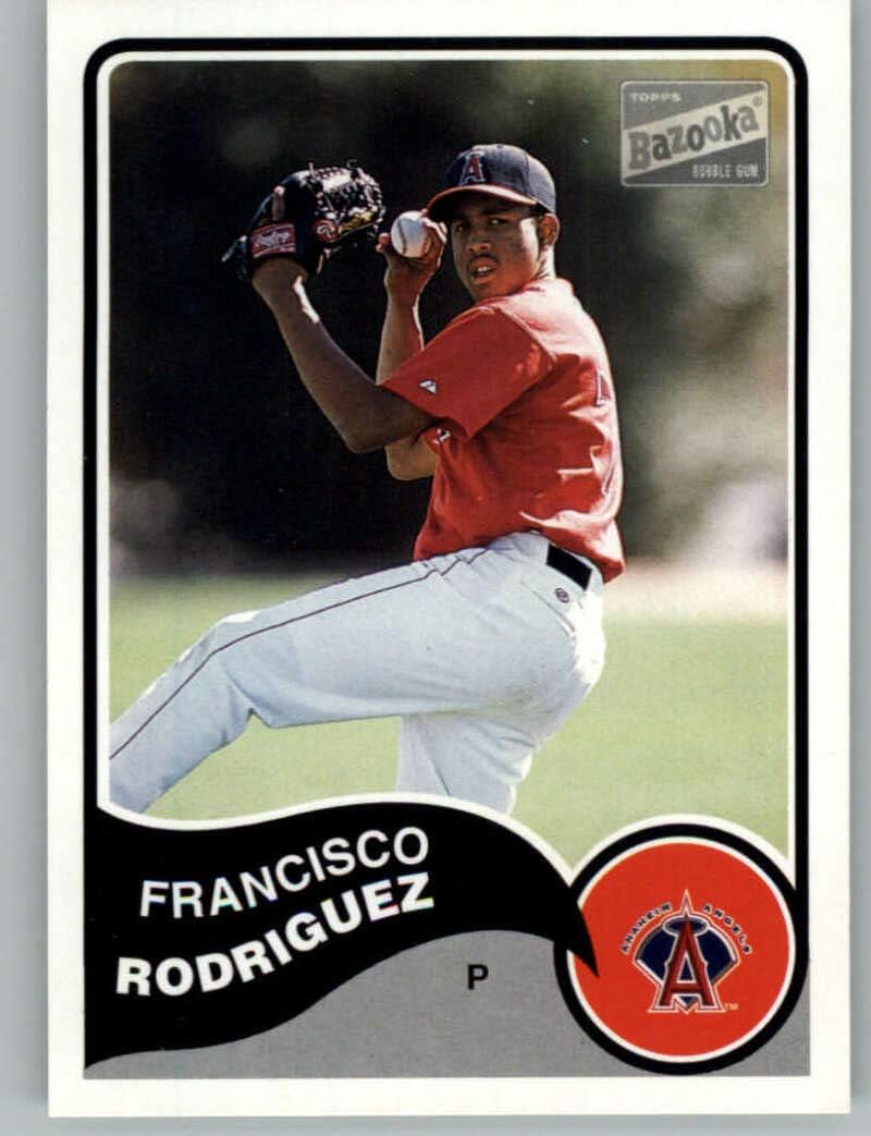 2003 Bazooka #133 Francisco Rodriguez NM-MT Anaheim Angels Baseball MLB