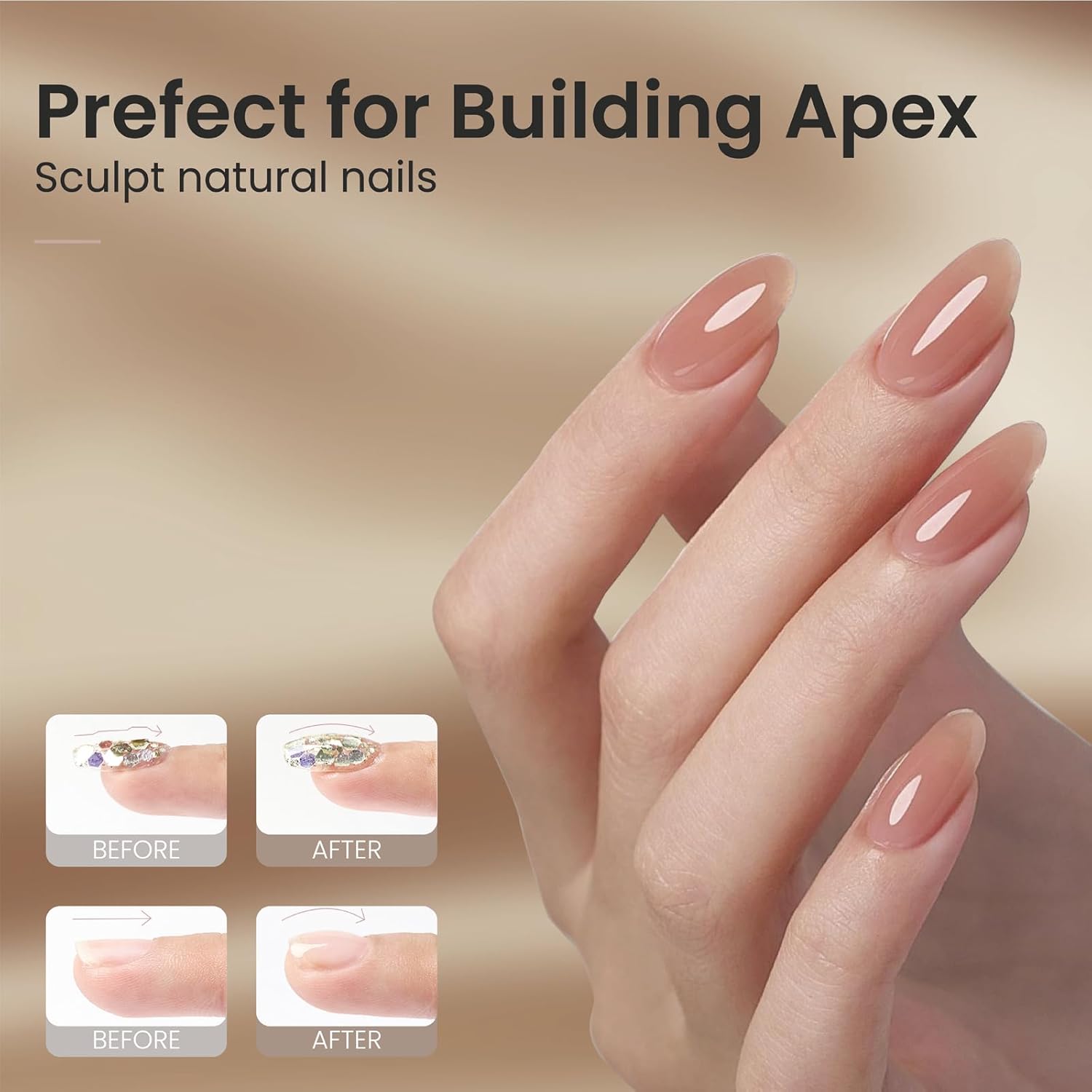 Gel constructor para uñas 7 en 1, gel fortalecedor transparente, gel constructor de uñas de color duro, gel de extensión de uñas para uñas de