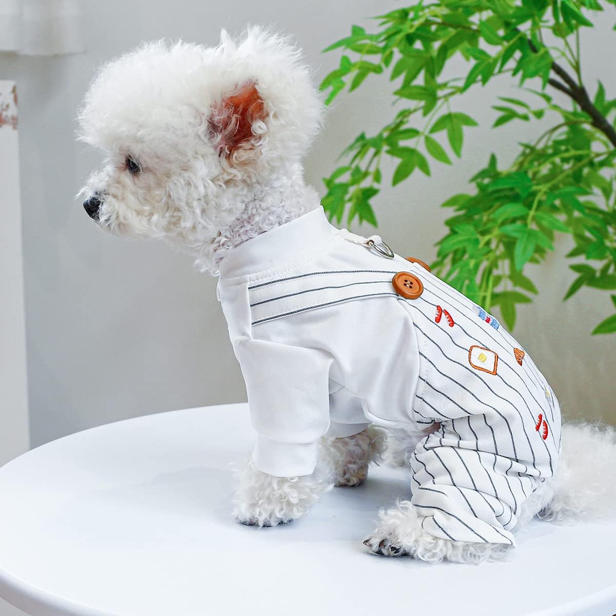 Chihuahua – Ropa de verano para mascotas, camisas a cuadros, ropa elegante para perros pequeños, pijamas para perros pequeños, pijamas para