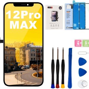 EFAITHFIX Para iPhone 12 PRO MAX Pantalla LCD Reemplazo de 6.7 pulgadas Asamblea LCD Pantalla LCD 3D Digitalizador de Pantalla Táctil con EFAITHFIX Para iPhone 12 PRO MAX Pantalla LCD Reemplazo de 6.7 pulgadas Asamblea LCD Pantalla LCD 3D Digitalizador de Pantalla Táctil con