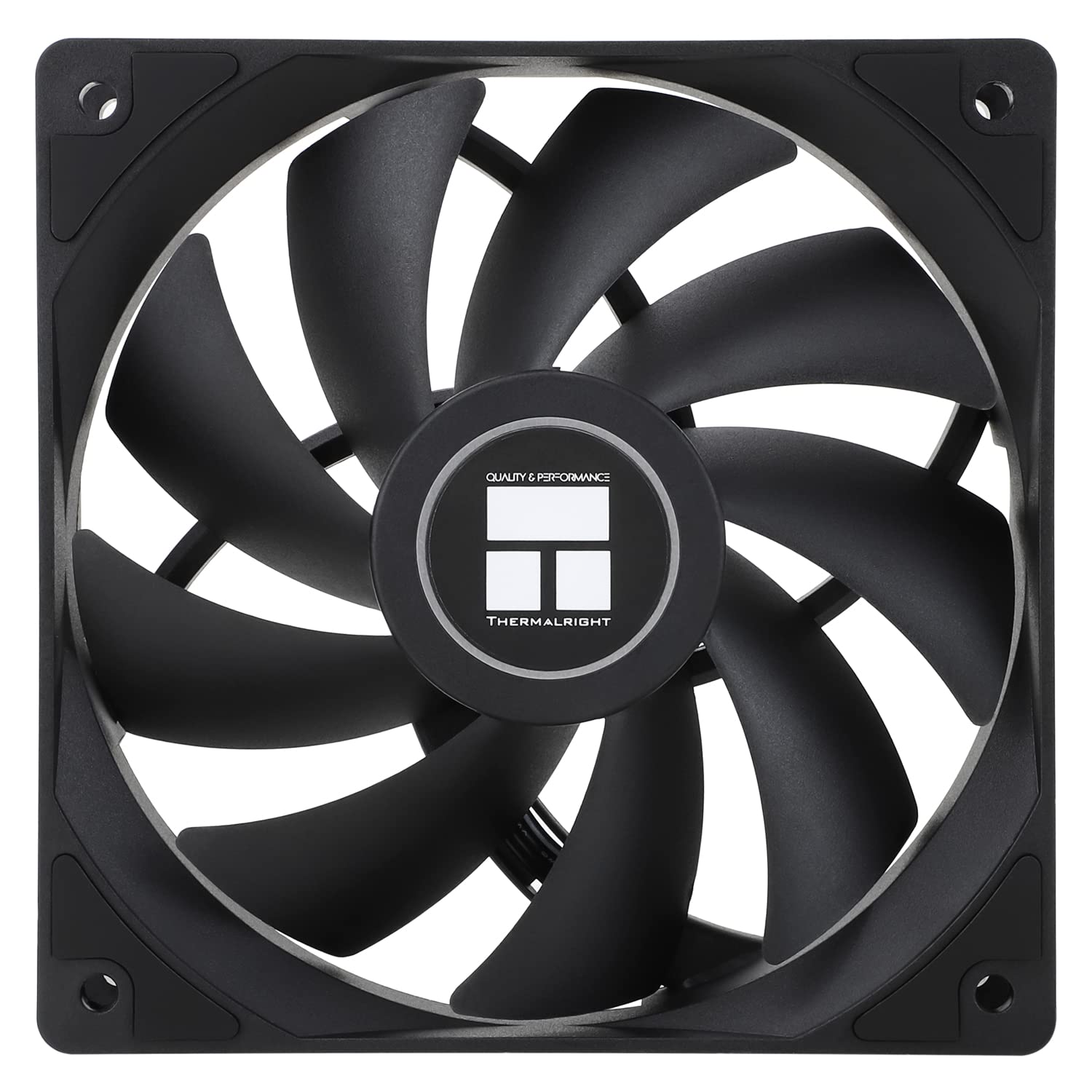 Thermalright Ventilador de CPU TL-C12C de 4.724in, ventilador de computadora silencioso PWM de 4 pines con rodamiento S-FDB incluido, ventilador de