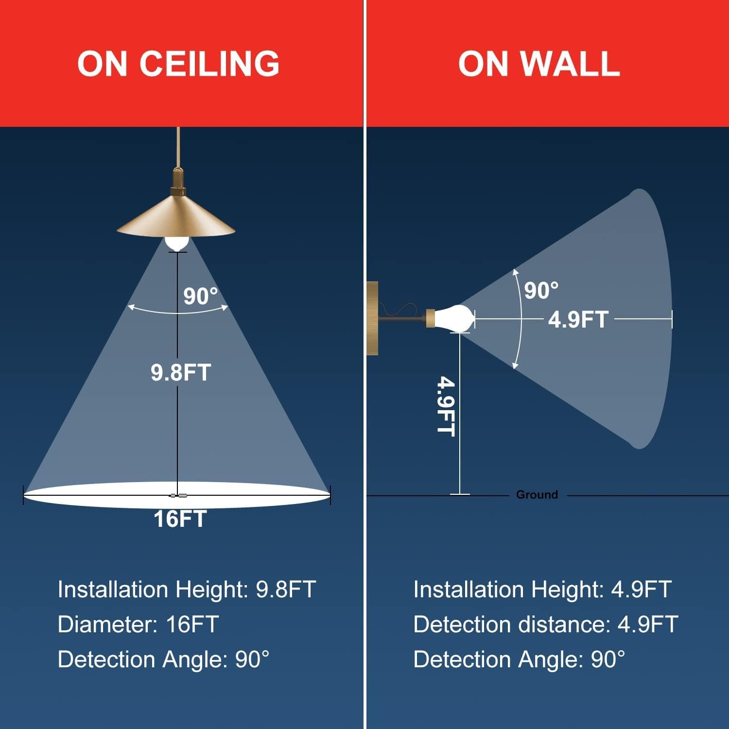Sengled Bombillas con sensor de movimiento, A19, 5000 K, luz diurna activada por movimiento, bombilla de seguridad del atardecer al amanecer, 11 W