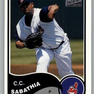 2003 Bazooka #204 CC Sabathia NM-MT Cleveland Indians Baseball MLB 2003 Bazooka #204 CC Sabathia NM-MT Cleveland Indians Baseball MLB