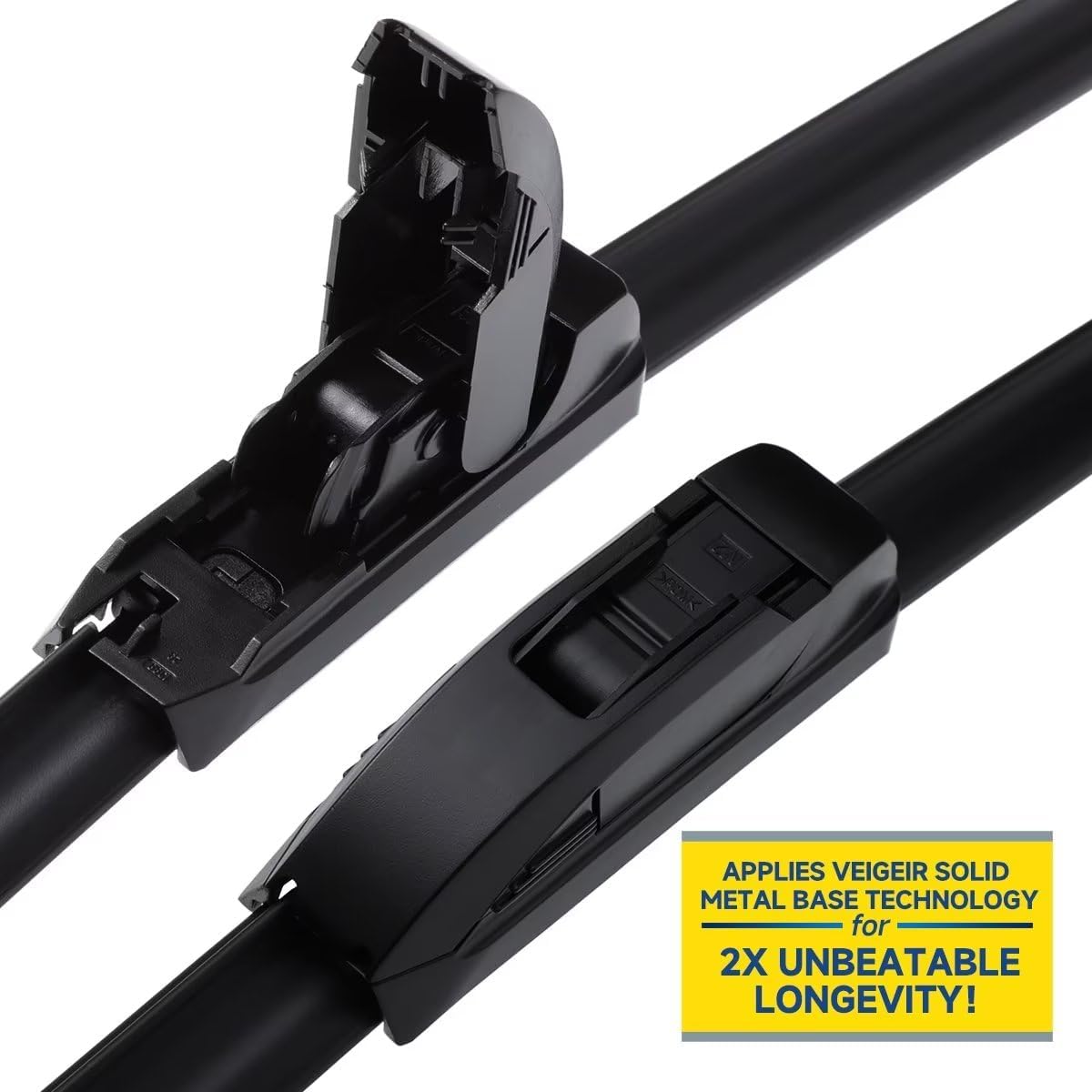 Paquete de 2 limpiaparabrisas delantero de 22 pulgadas + 16 pulgadas, compatible con Hyundai Accent 2016-2011Nissan NV200 20-13, repuesto de