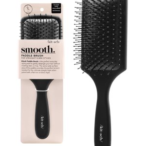 Kitsch Cepillo de paleta para secar con secador, cepillo para cabello grueso o fino, cepillo para mujeres con cerdas de nailon, cepillo desenredante Kitsch Cepillo de paleta para secar con secador, cepillo para cabello grueso o fino, cepillo para mujeres con cerdas de nailon, cepillo desenredante