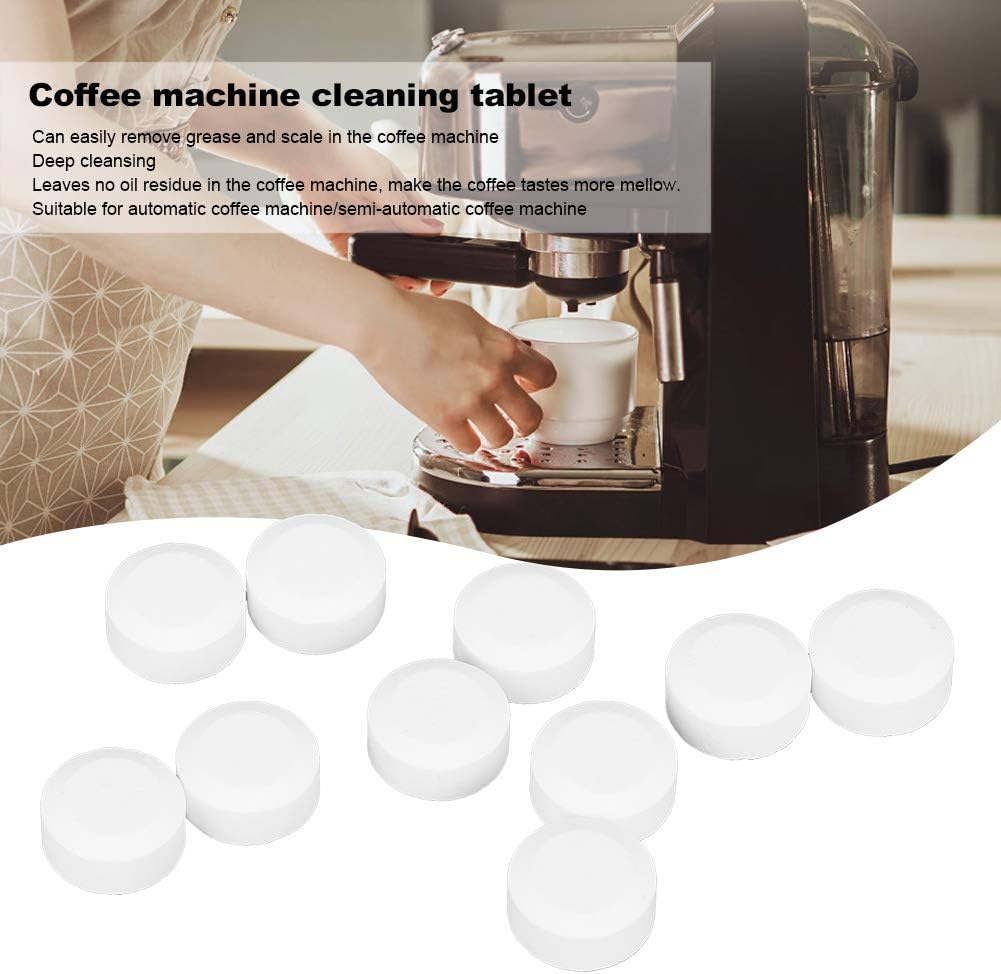 60 tabletas de limpieza, tabletas de limpieza de máquina de café completamente automática, descalcificador de cafetera para el hogar, la oficina y