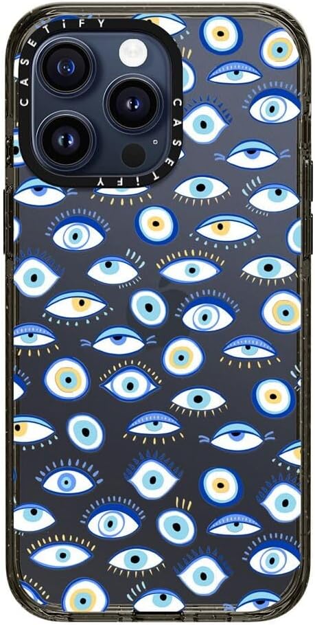 CASETiFY Funda Impact para iPhone 15 Pro Max 4 veces probada contra caídas de grado militar, protección contra caídas de 8.2 pies  Estampado de