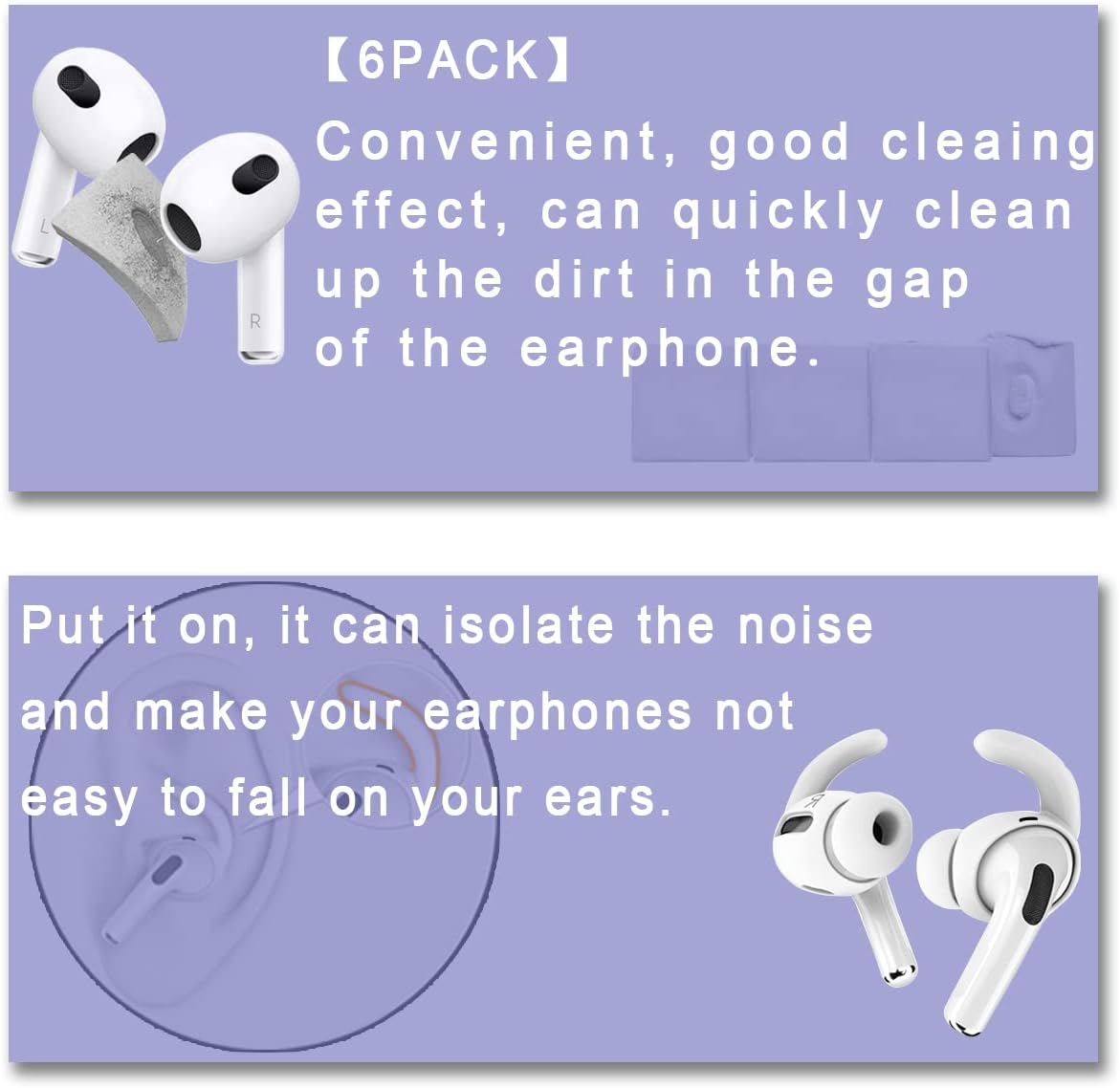 Juego de accesorios de funda 14 en 1 para AirPods de 3 generación, kit de silicona para AirPods 3 2021, funda protectora para AirPods Gen 3 de 3