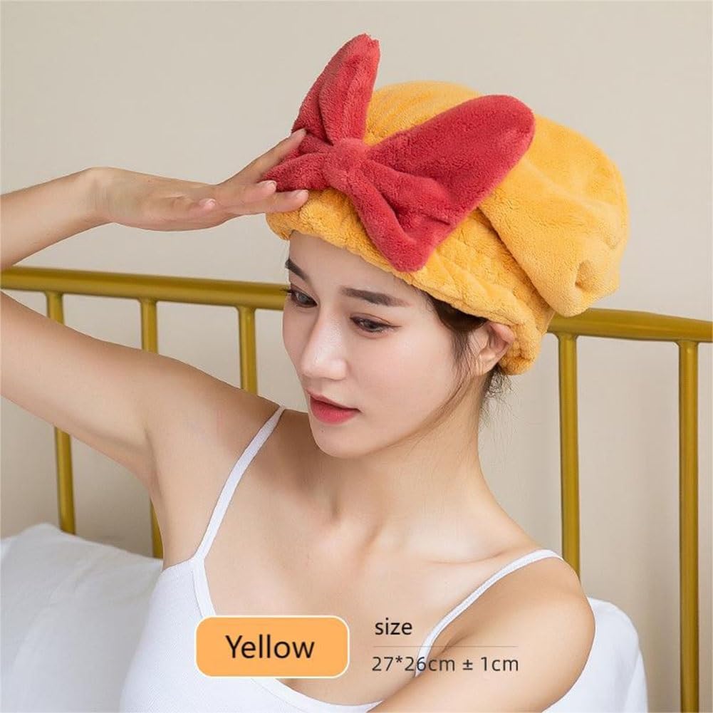 LXINYE Toalla de pelo súper absorbente para cabello mojado, toalla de microfibra con lazo, gorro de toalla de microfibra para secado de cabello