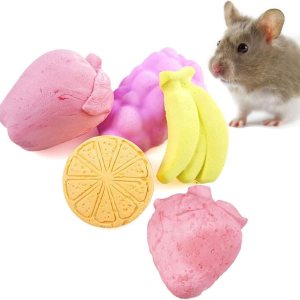 Hamiledyi 5 piezas Chinchilla Lava Block Calcio Piedra Dientes Molienda para hámster, conejo, conejo, ratas, ratón, ardillas, masticar juguetes Hamiledyi 5 piezas Chinchilla Lava Block Calcio Piedra Dientes Molienda para hámster, conejo, conejo, ratas, ratón, ardillas, masticar juguetes