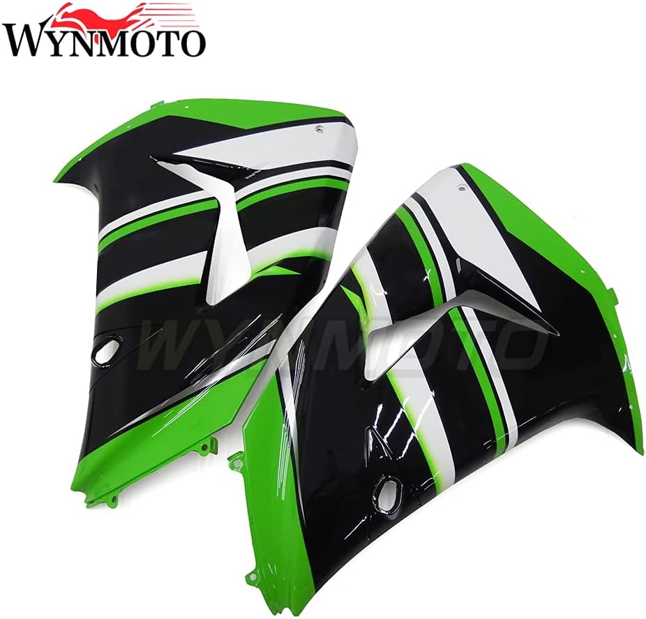 Kit de carenado rojo verde negro apto para Kawasaki ZX-10R Ninja 2006 2007 06 07 ZX10R ABS molde de inyección de plástico motocicleta carrocería