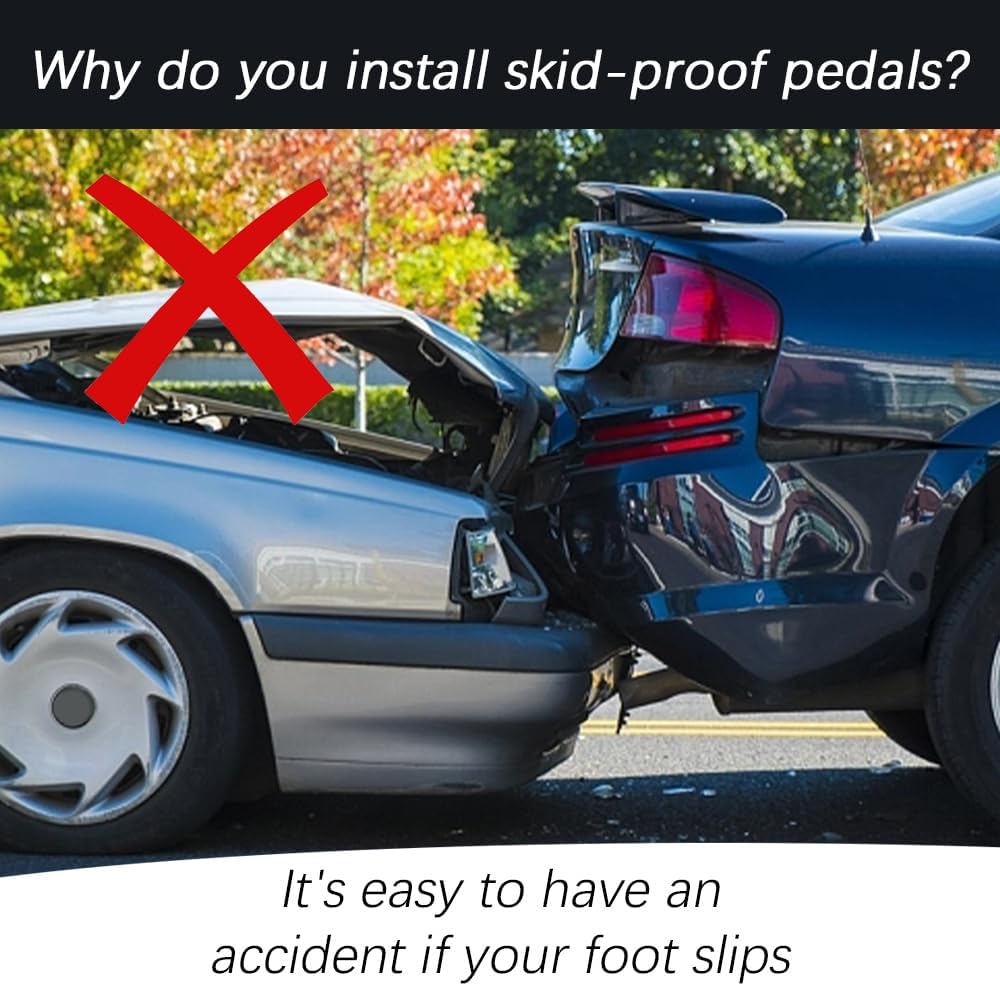 2 almohadillas para pedal de automóvil, kits de placa de descanso de pedales, almohadillas antideslizantes para pedal de automóvil, acelerador
