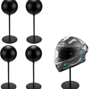 motofans Soporte de metal para casco de rotación, soporte de metal de rotación, soporte de escritorio para casco de motocicleta, gorras, sombrero y motofans Soporte de metal para casco de rotación, soporte de metal de rotación, soporte de escritorio para casco de motocicleta, gorras, sombrero y