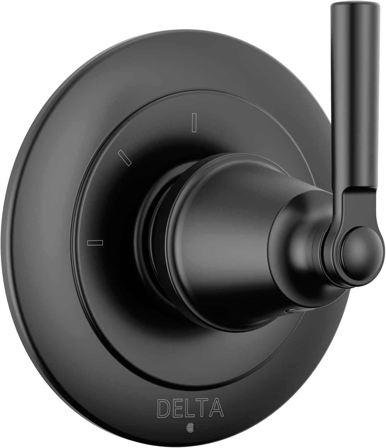 Delta Faucet Saylor T11835-BL – Kit de moldura desviadora de mango de ducha de 3 ajustes, kit de moldura de válvula desviadora, color negro mate