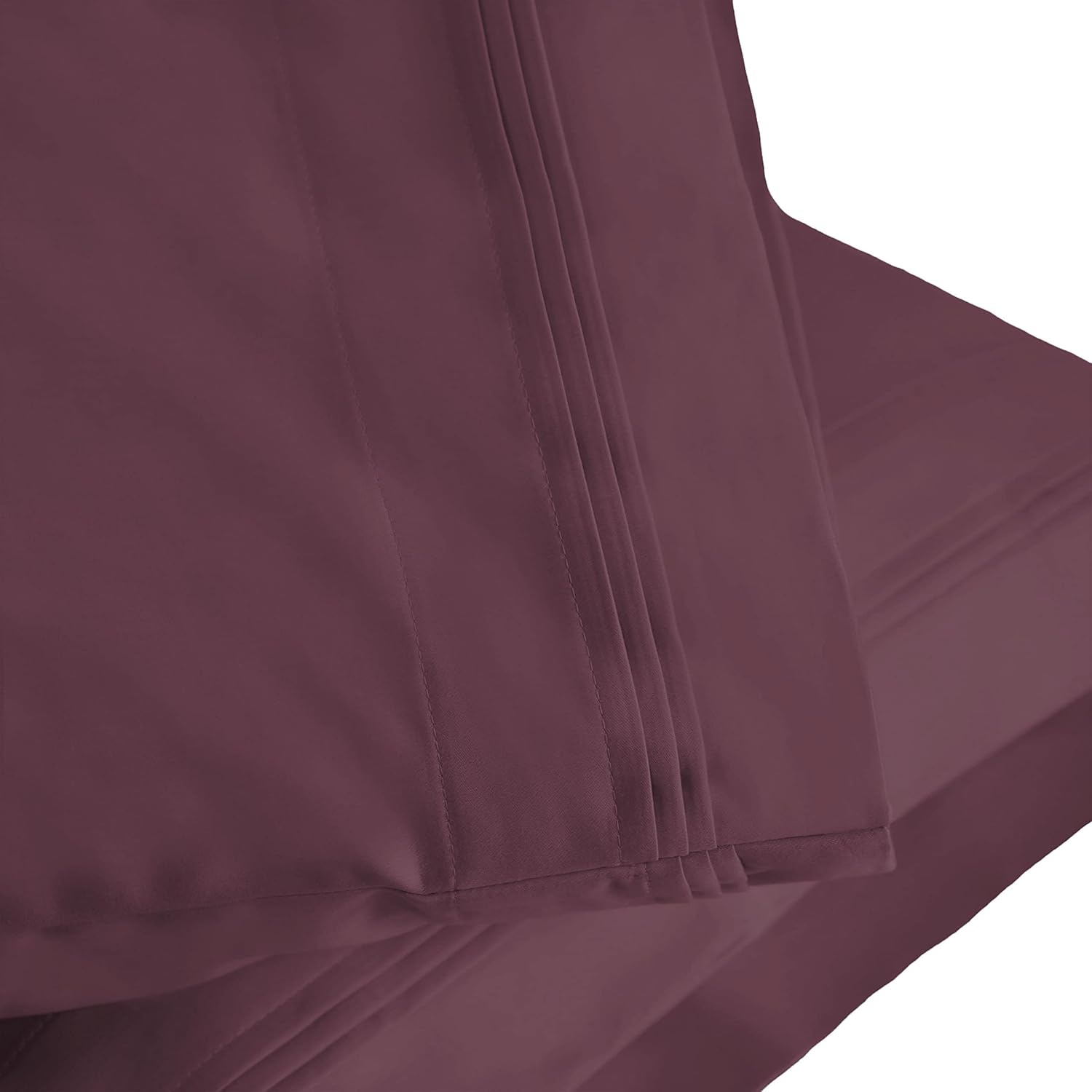 SUPERIOR Juego de fundas de almohada de algodón egipcio de 1000 hilos, fundas de almohada para todas las almohadas y durmientes, fundas suaves para
