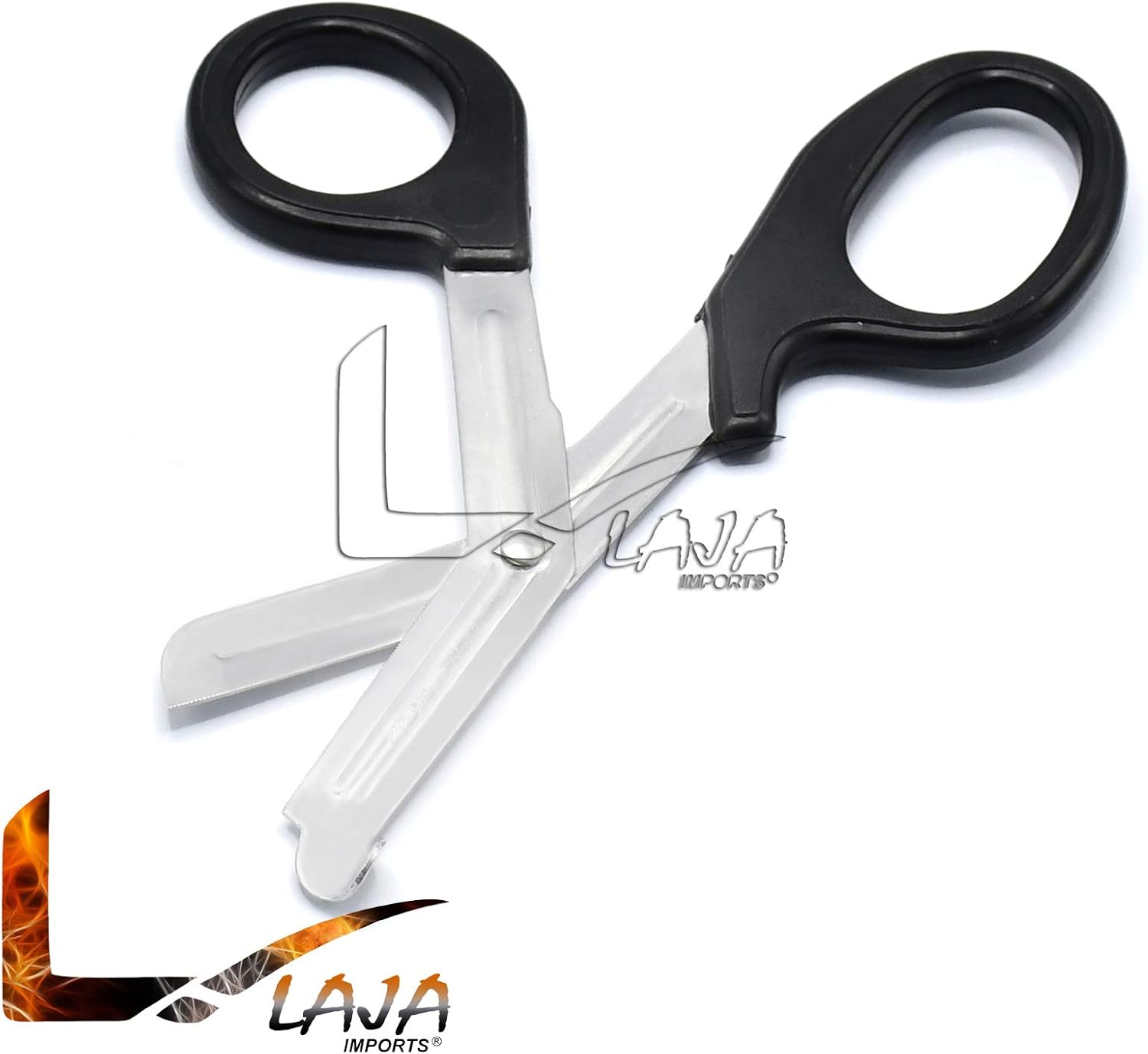3 piezas (negro, amarillo y azul) para uso paramédico, vendaje trauma EMT, tijeras de acero inoxidable de 7.25 pulgadas (marca LAJA IMPORTS