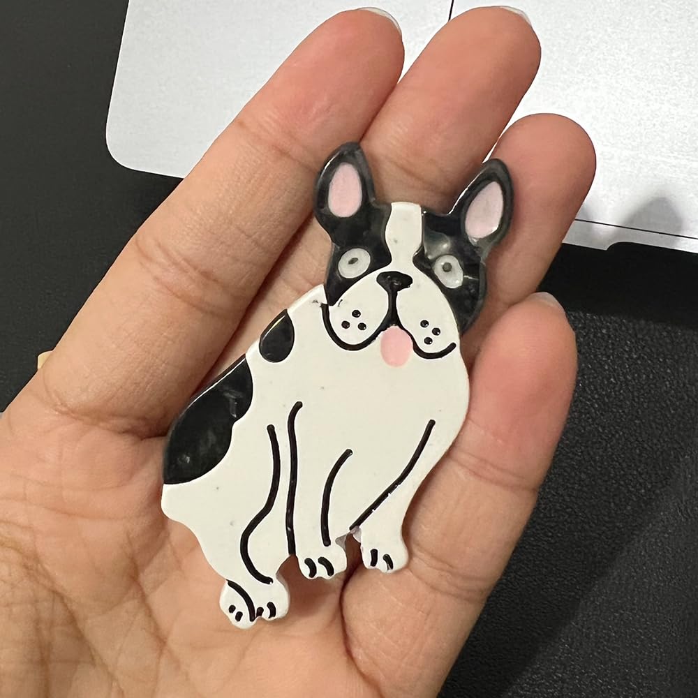 ZHOUMEIWENSP Linda horquilla de perro para mujeres y niñas, pinza para el pelo de perro, pinza para el pelo de animal (perro de muerto)
