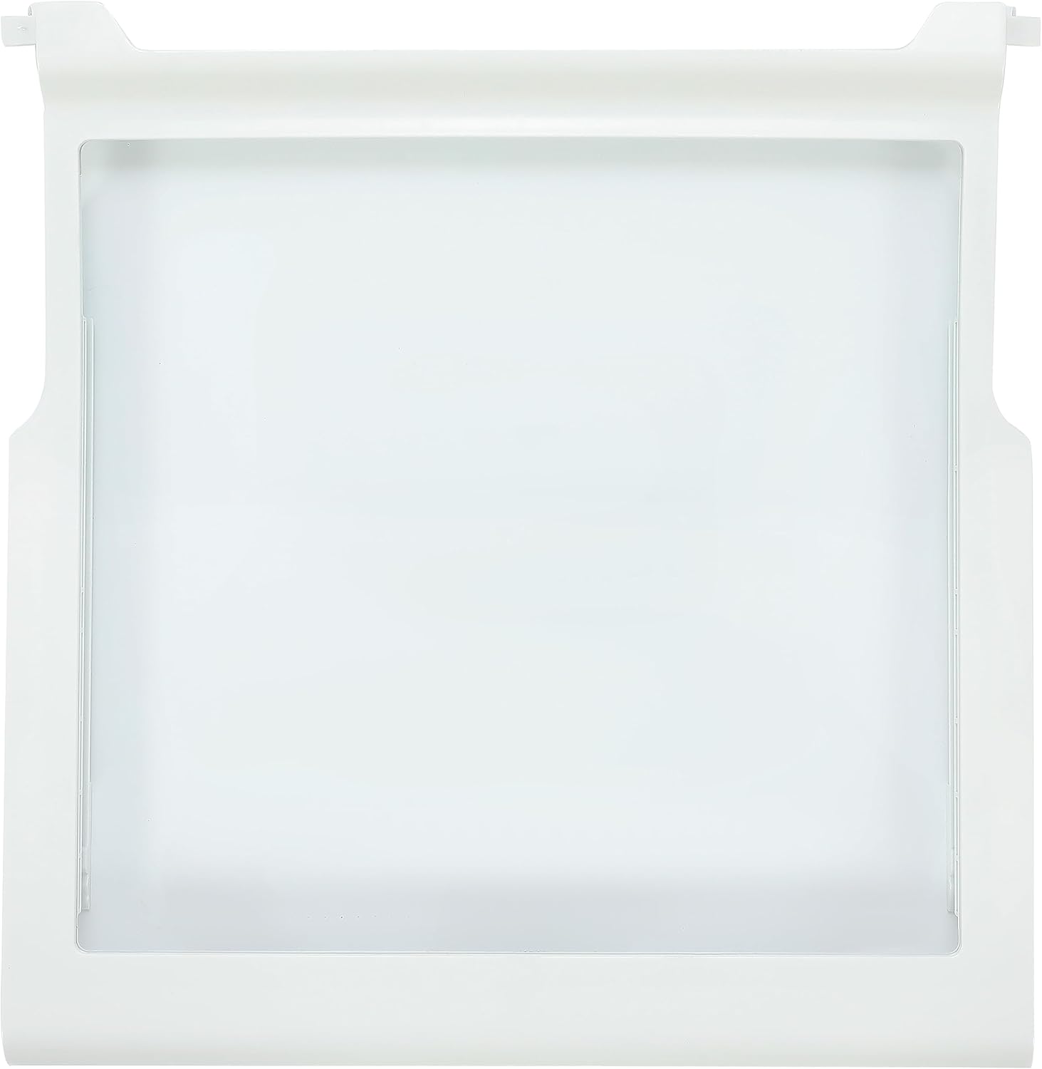 HECASA AP6018409 W10276341 W10167066 Estante de vidrio para refrigerador compatible con Whirlpool Kenmore Sears Refrigerador Vidrio de plástico