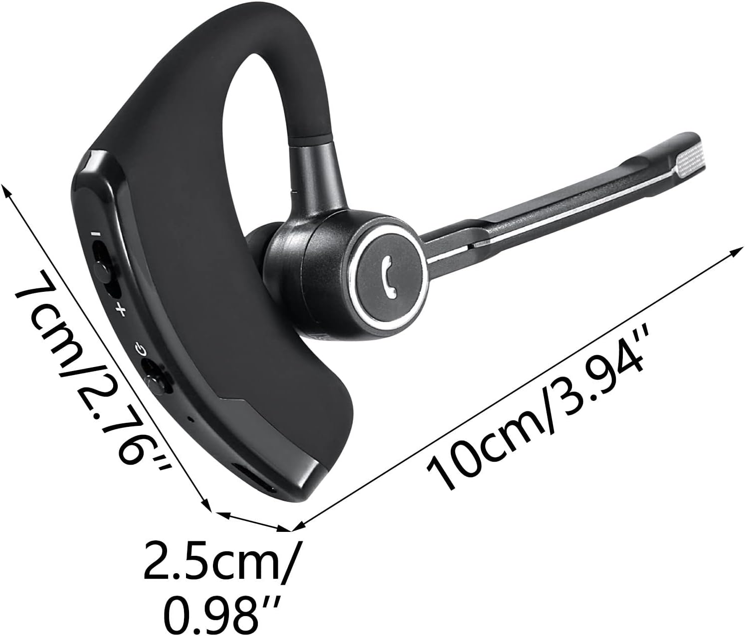 Auriculares inalámbricos Bluetooth V8S Auriculares Bluetooth Modelo de negocios gira 180 grados izquierda y derecha conducción deportes