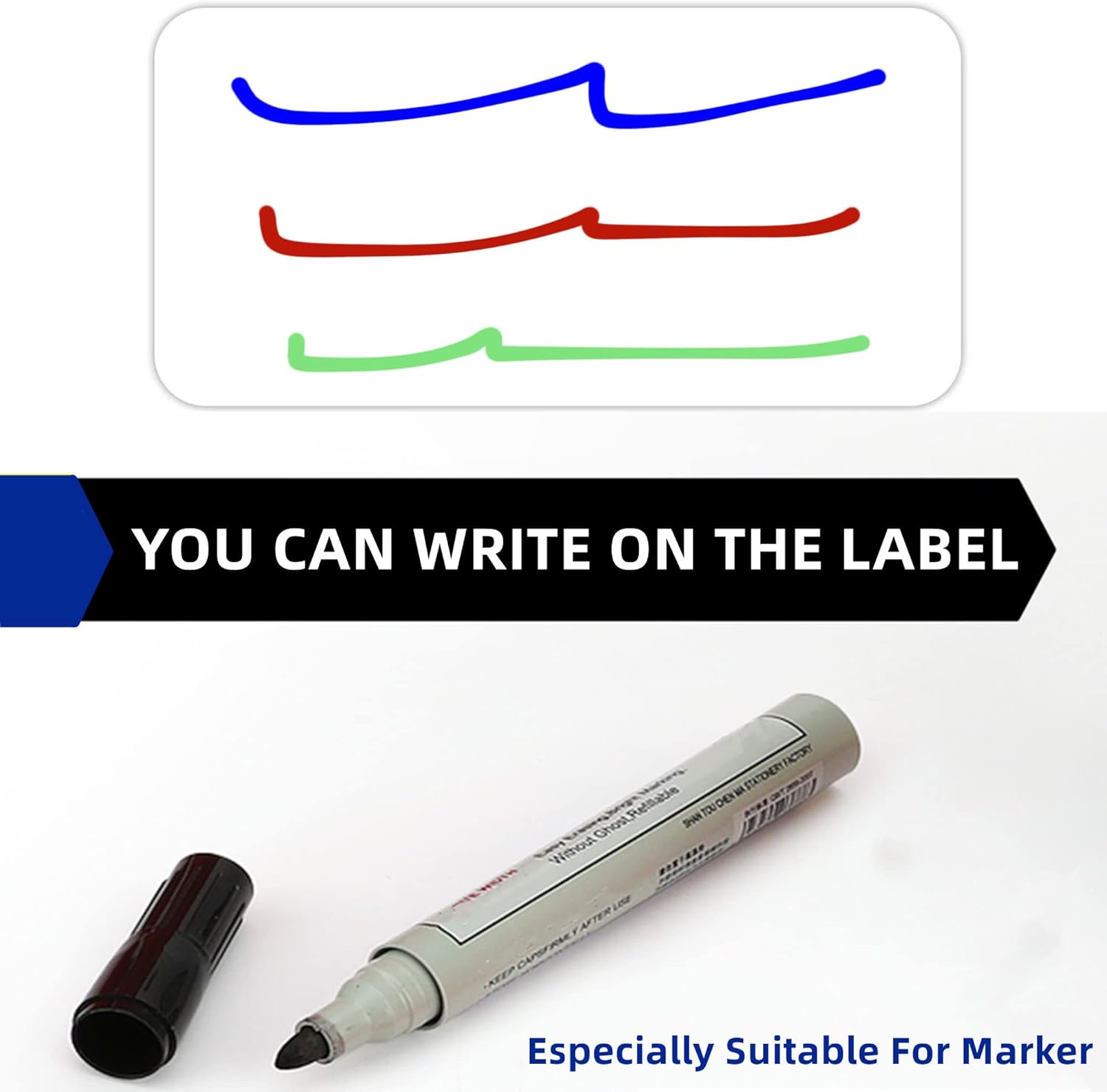 ADHES – Rollo de etiquetas térmicas directas de 1-12 x 34 pulgadas (1.575 x 0.787 in), compatible con impresora térmica, papel de impresora de