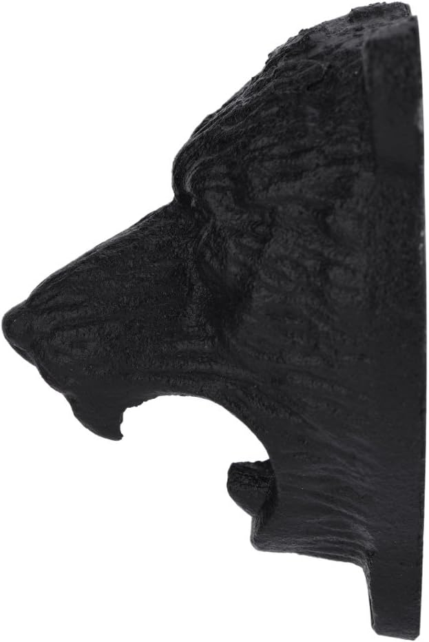 Raguso Abridor de hierro en forma de oso negro abridor de botellas de vidrio de soda de cerveza montado en la pared, herramientas de apertura de