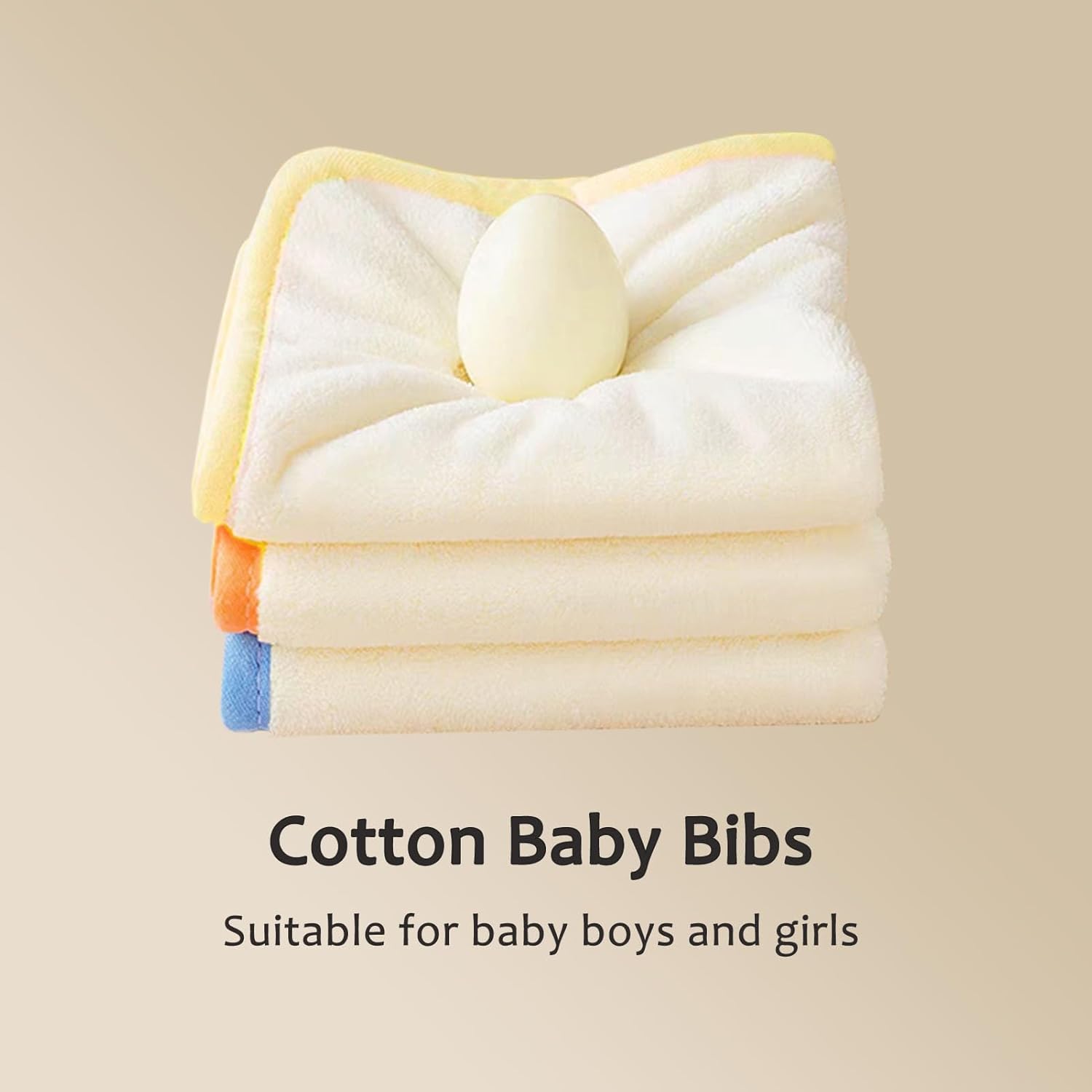 Hwieccogts Baby Bibs 13 “x19 Kids Towel bibs,Waterproof Bibs for 1-6 years